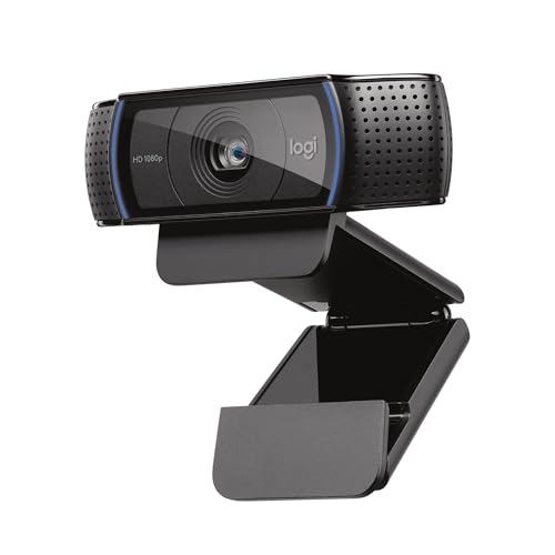Logitech Pro Webcam, Full HD Video Calling, Clear Stereo Audio