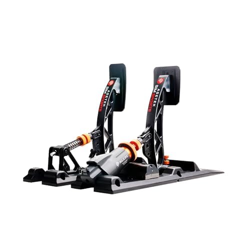 ASETEK SimSports Sim Racing Pedals | Adjustable and Customizable Sim Pedals Arms | Built to Replicate Real-Life Racing sim | PC Compatible