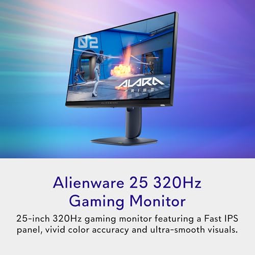 Alienware AW2523HF Gaming Monitor - 24.5-inch (1920 x 1080) 360Hz Display (DP 1.4), Height/Tilt/Swivel/Pivot Adjustability