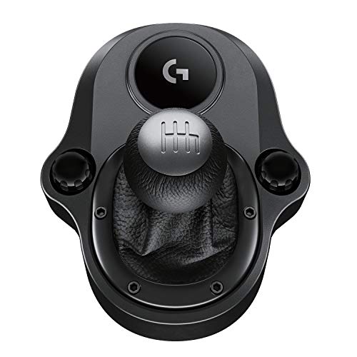 Logitech G RS Shifter & Handbrake with easy mode switching, height-adjustable handle, & included table clamp for RS & PRO Series