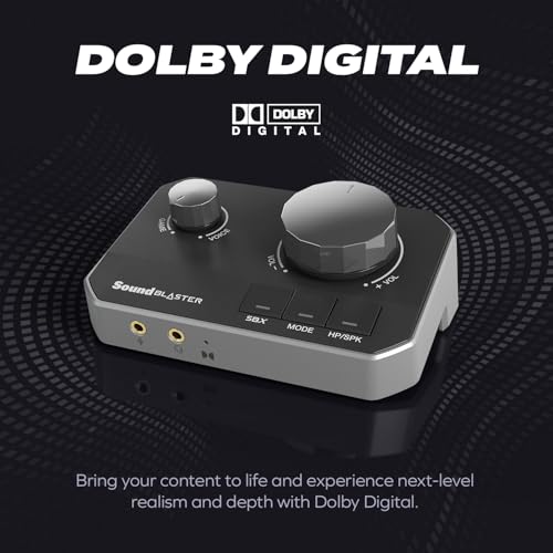 Sound Blaster G8 USB Dual DAC & Headphone Amp for Gaming