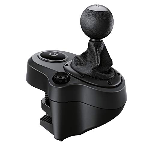 Logitech G RS Shifter & Handbrake with easy mode switching, height-adjustable handle, & included table clamp for RS & PRO Series