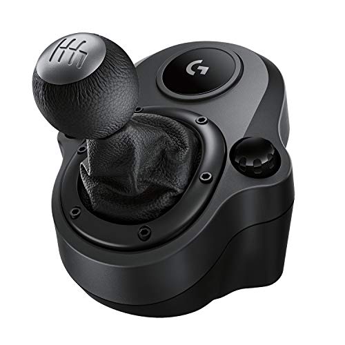 Logitech G RS Shifter & Handbrake with easy mode switching, height-adjustable handle, & included table clamp for RS & PRO Series