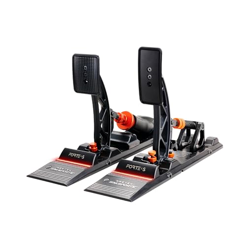 ASETEK SimSports Sim Racing Pedals | Adjustable and Customizable Sim Pedals Arms | Built to Replicate Real-Life Racing sim | PC Compatible