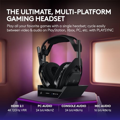 Logitech G ASTRO A50 X Wireless Gaming Headset & Base Station