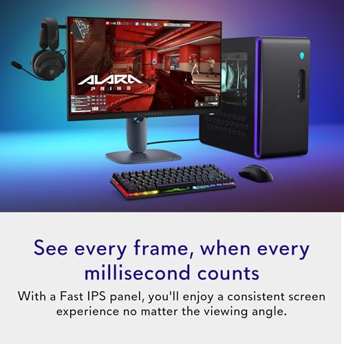 Alienware AW2523HF Gaming Monitor - 24.5-inch (1920 x 1080) 360Hz Display (DP 1.4), Height/Tilt/Swivel/Pivot Adjustability