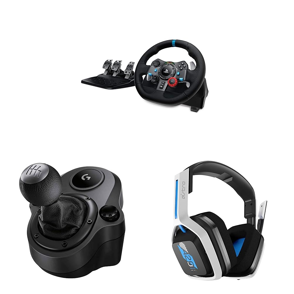Logitech G920 Driving Force Racing Wheel, Pedals & Shifter Bundle