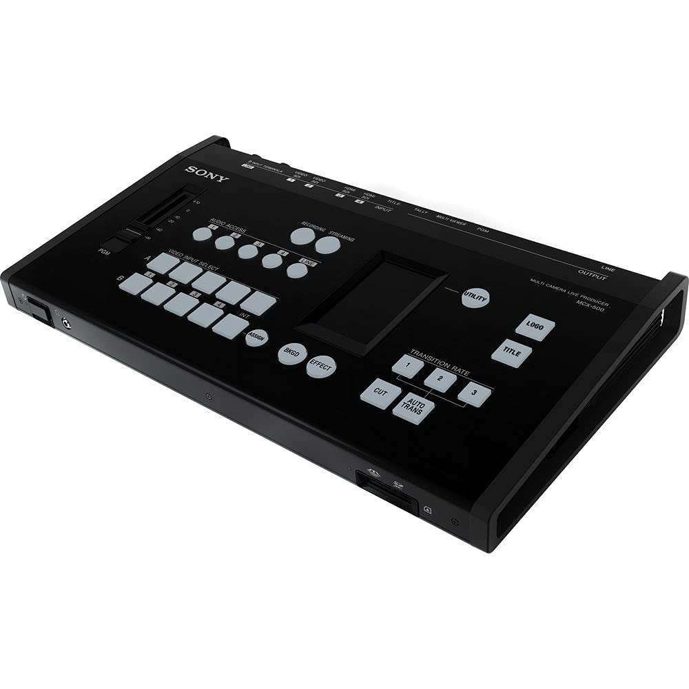 Electronics Basket-Sony MCX-500 8-Input 4-Video Channel Global Production Streaming/Recording Switcher (MCX500) + 64GB Extreme Pro Card + Deluxe Cleaning Set + HDMI Cable + Memory Wallet + More