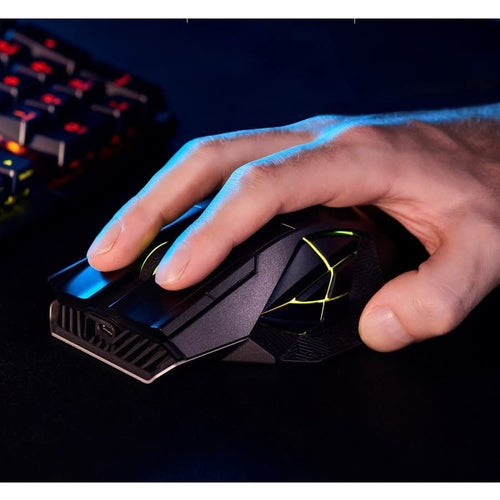 ASUS ROG Harpe Ace Aim Lab Edition Gaming Mouse, 54 g Ultra-Lightwieght, Connectivity (2.4GHz RF, Bluetooth, Wired), 36K DPI Sensor, 5 Programmable Buttons, ROG SpeedNova, Esports & FPS Gaming, Black