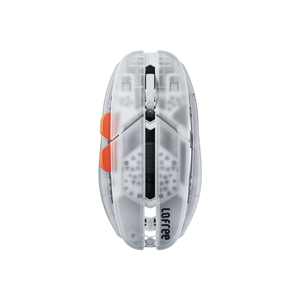 LOFREE Hypace Ultra-Lightweight Wireless Gaming Mouse, 47g, PAW3395 Sensor, 40K DPI, 8K Polling Rate, Mg Alloy Frame, Tri-Mode(Bluetooth/2.4GHz/Wired), 100Hrs Battery for PC/Mac