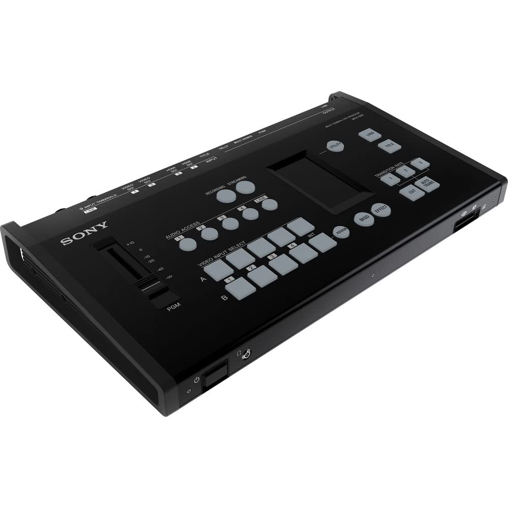 Electronics Basket-Sony MCX-500 8-Input 4-Video Channel Global Production Streaming/Recording Switcher (MCX500) + 64GB Extreme Pro Card + Deluxe Cleaning Set + HDMI Cable + Memory Wallet + More