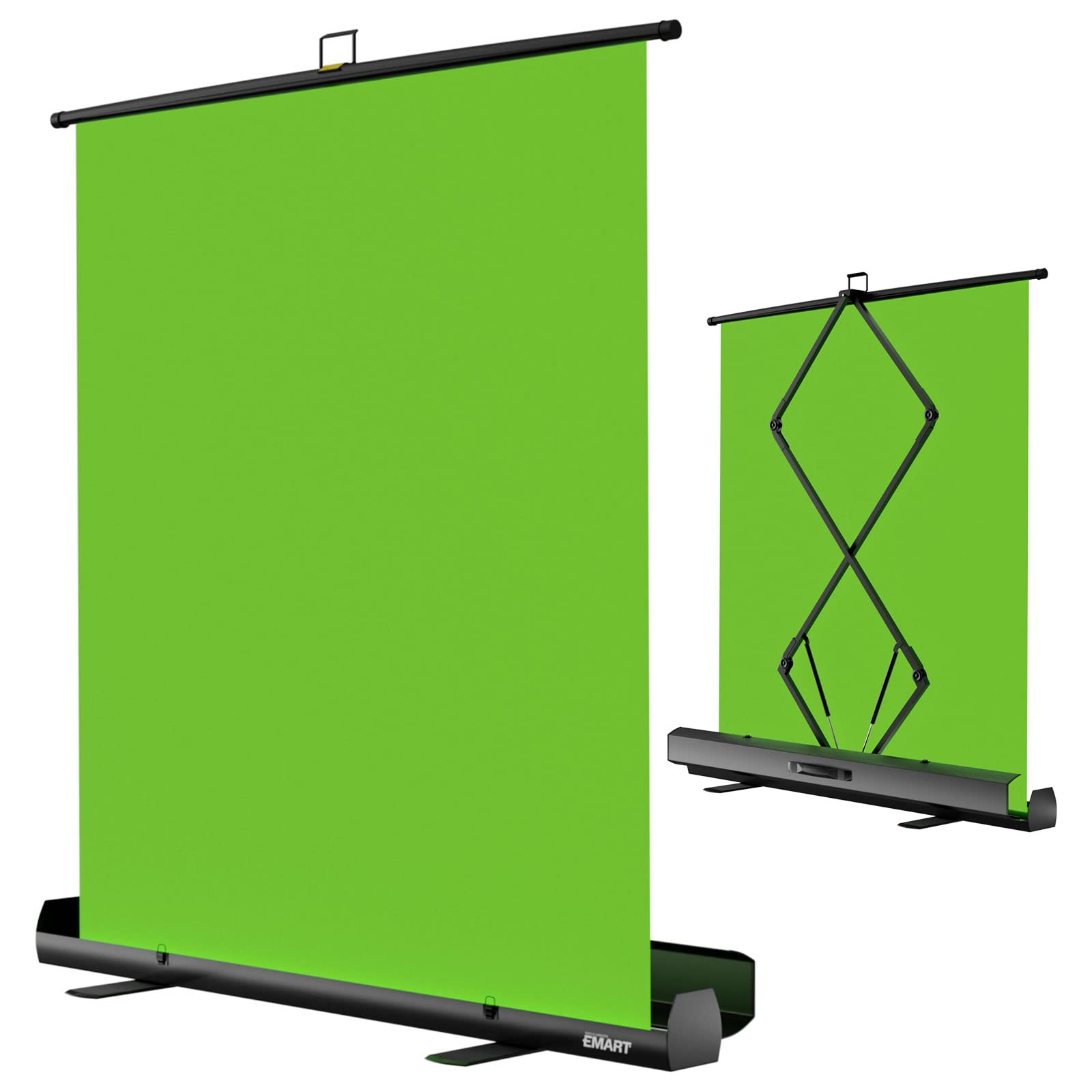 EMART Collapsible Green Screen Backdrop with Stand for Streaming