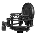 HHHJQFAAT Microphone Shock Mount with Dual-Layer Pop Filter