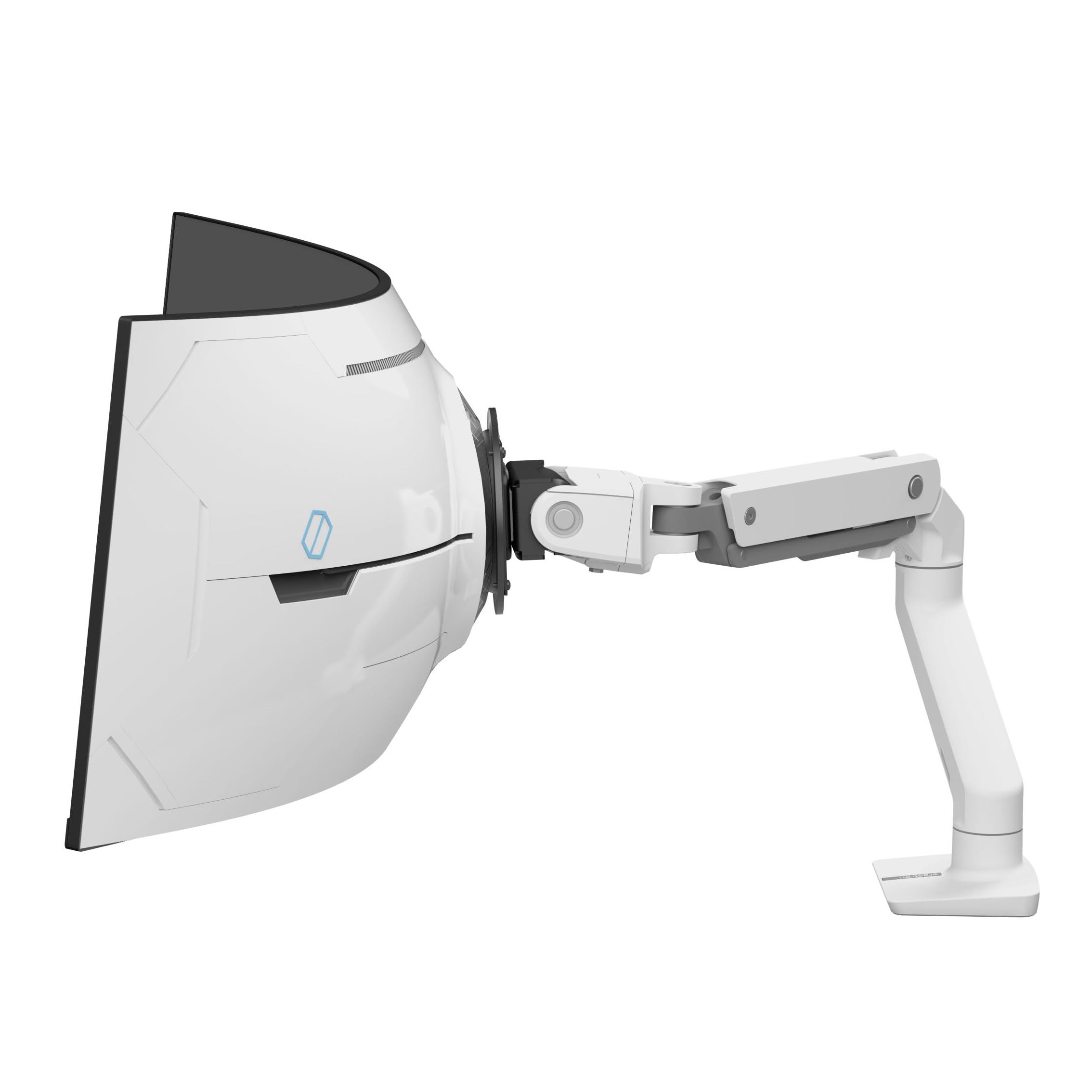Ergotron HX Heavy-Duty Single Monitor Arm Desk Mount