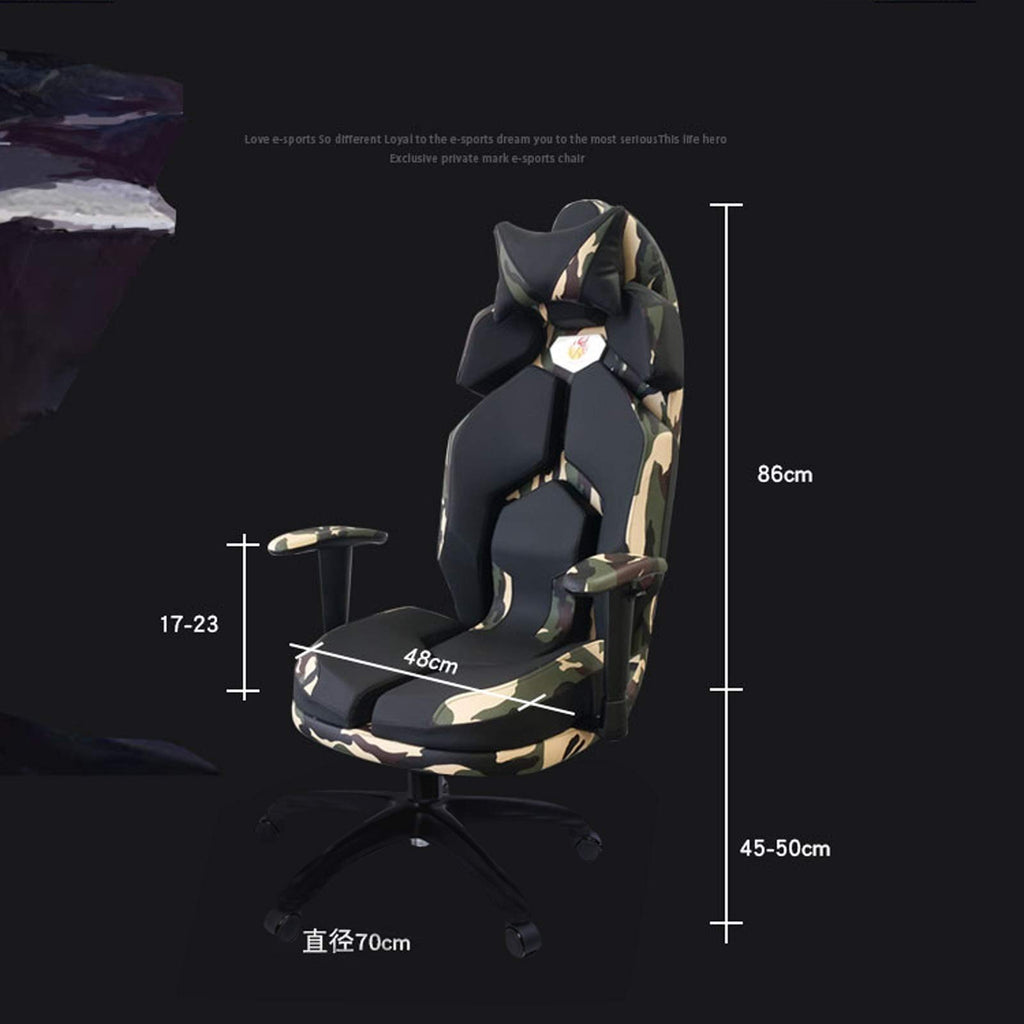 IIPOSAQQ Gaming Chair Racing Style Gaming Chair Reclining Ergonomic Chair