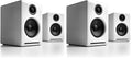 Audioengine A2+ 24 Bit 60 Watt Bluetooth Desktop Computer Speakers for Music and Gaming - PC MAC Laptop Tablet (Pack of 2)