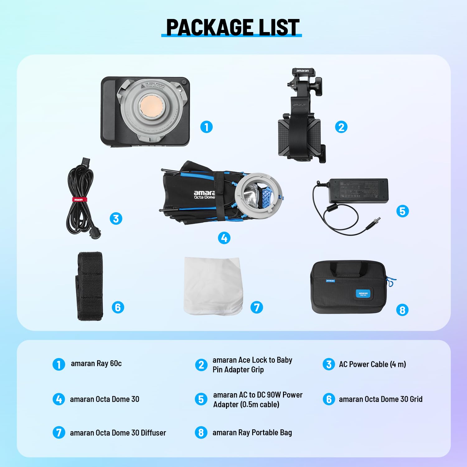 amaran RGB LED Light,Portable Studio Light for Live Streaming,Meeting,Home Office Photography,YouTube,Tiktok,Recording,Wedding,Film,Vlog