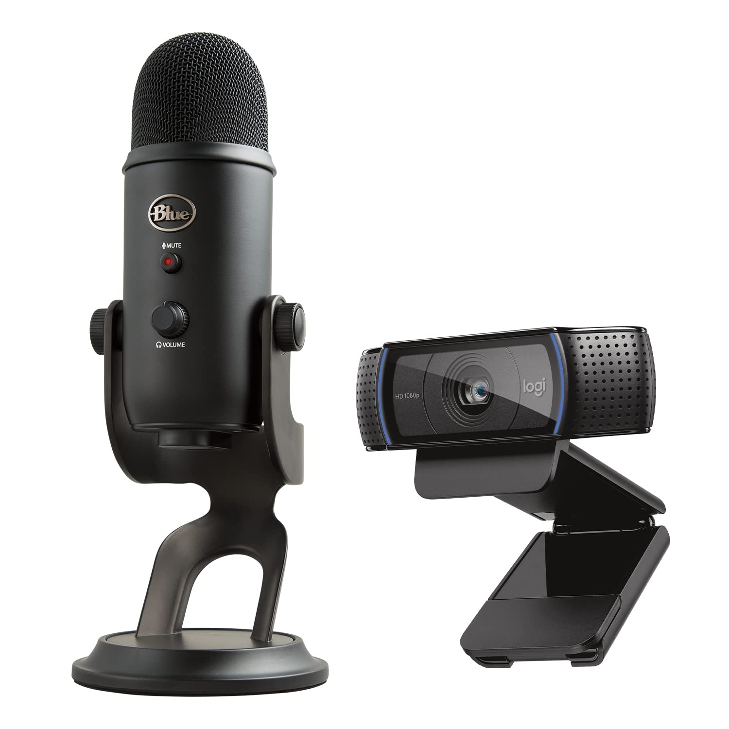 Logitech Pro Webcam, Full HD Video Calling, Clear Stereo Audio