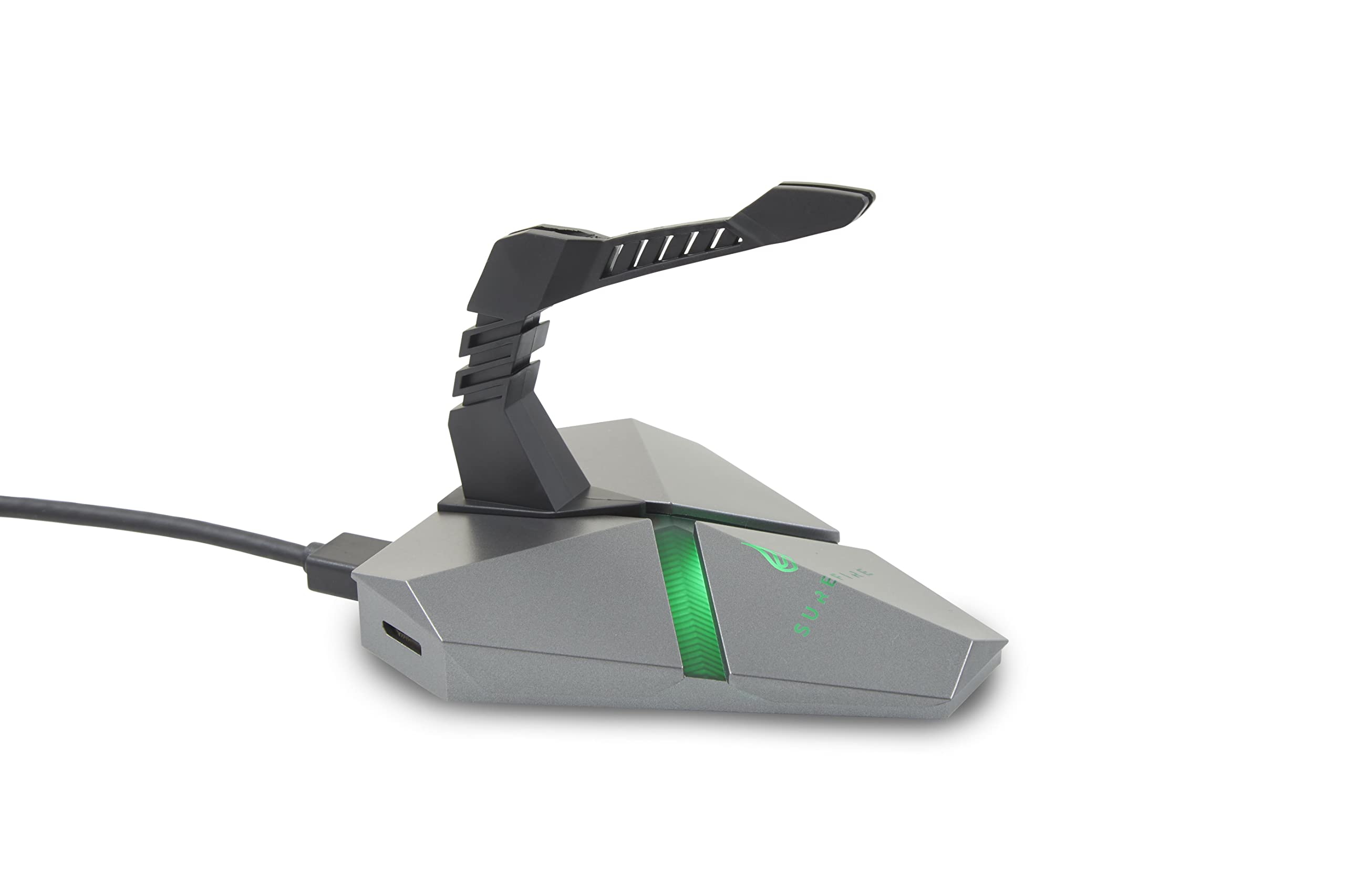 SureFire Axis Gaming Mouse Bungee Hub - 3X USB 3.2 GEN 1 Ports - Mouse Cable Holder Gaming - Mouse Bungee RGB - microSD - Cable-Holder Mouse - PC & Notebook - Gaming USB-hub I Powered by Verbatim