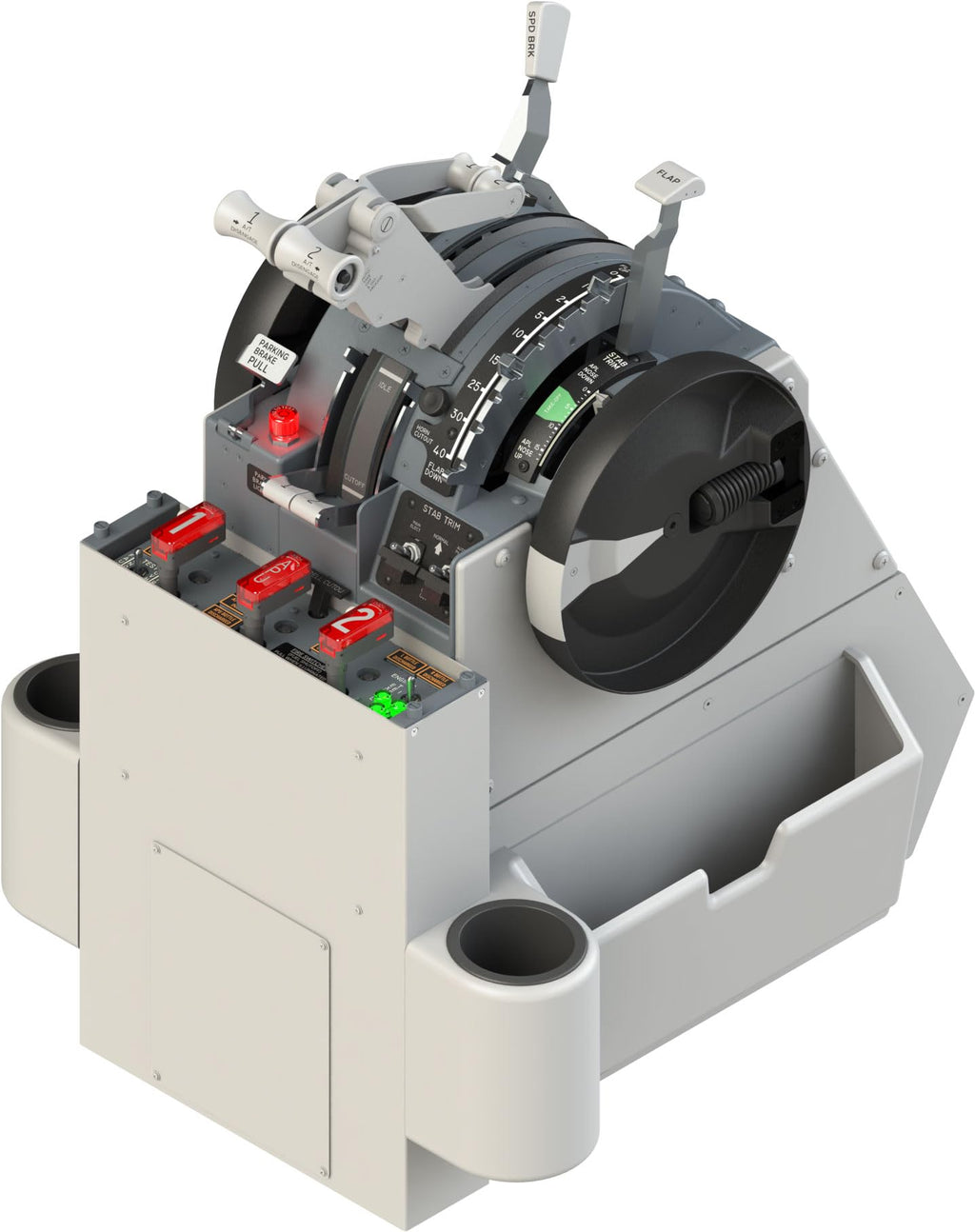 SYDYSOSO Cockpit Simulator 737 Throttle Quadrant – Custom NG or MAX Configuration – Motorized Professional Flight Simulator Hardware, Aircraft-Grade Metal Construction