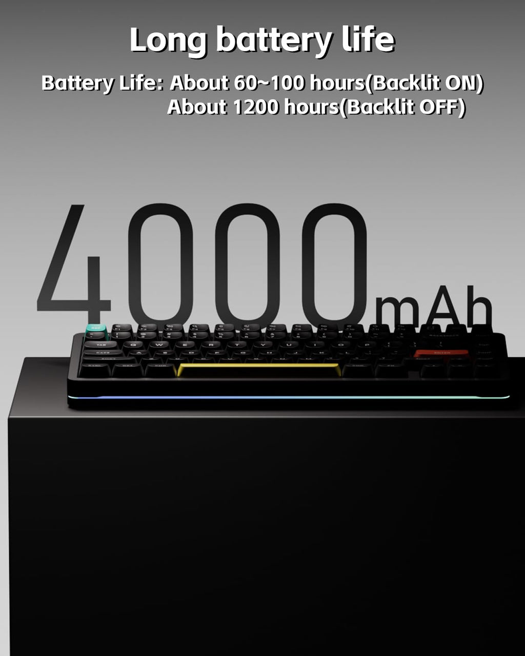 nuphy Halo V2 IO Wireless Mechanical Keyboard with PBT Keycaps,Hot Swappable Custom Gaming Keyboard,Aluminum Alloy Frame,RGB Backlit,Gasket Structure,BT5.0/USB-C/2.4GHz Low Latency Office Keyboards