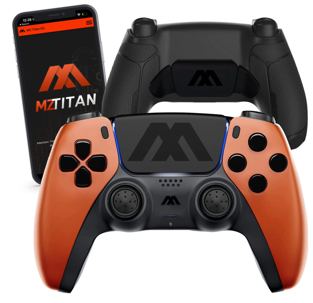 MODDEDZONE Smart Extreme E-Sports Modded Controller + Anti Recoil | Remappable Paddles | Interchangeable Thumbsticks | Hair Triggers | Tactical Buttons | Compatible with PS5 & PC | APP controlled