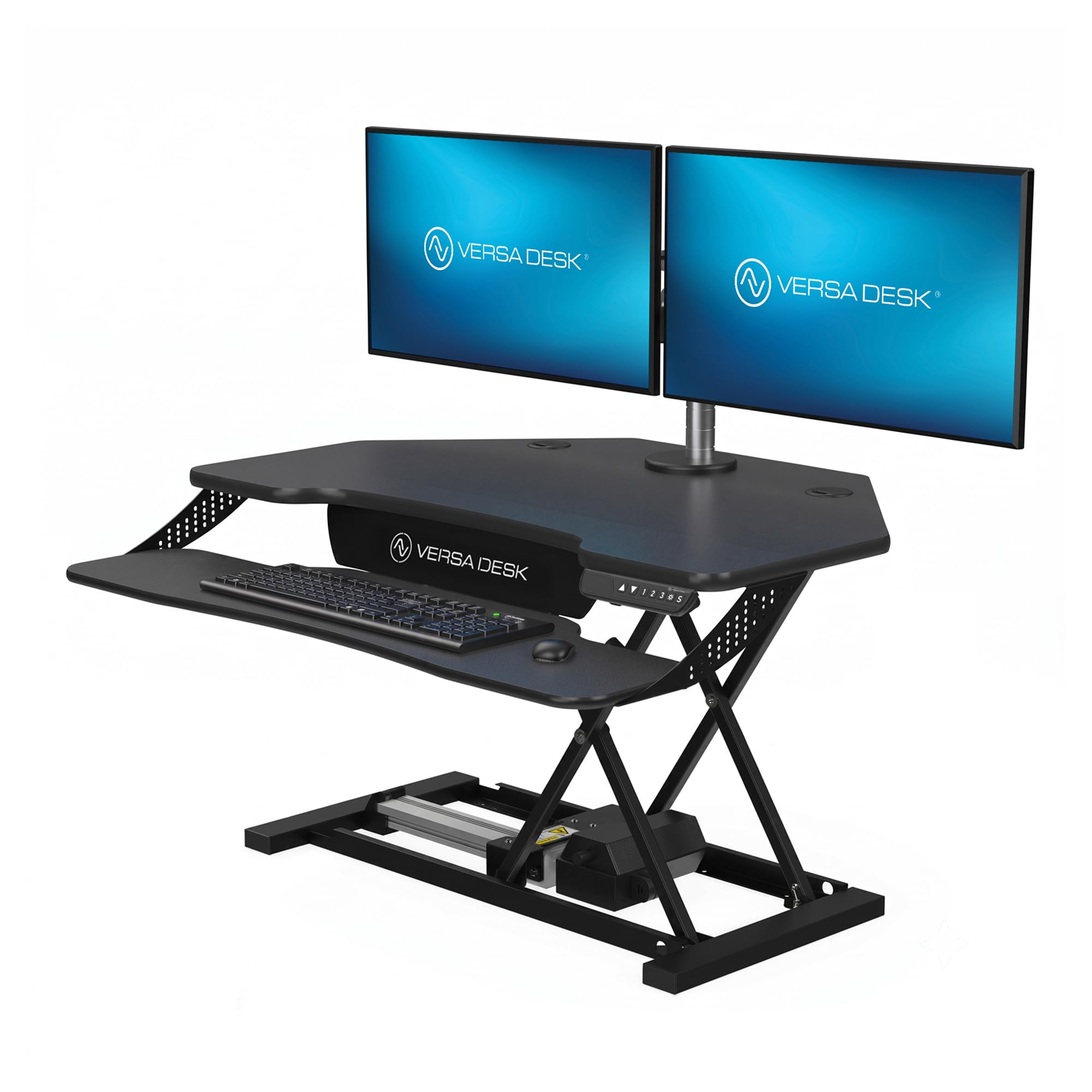 VERSADESK PowerPro Elite Smart Corner Standing Desk Converter