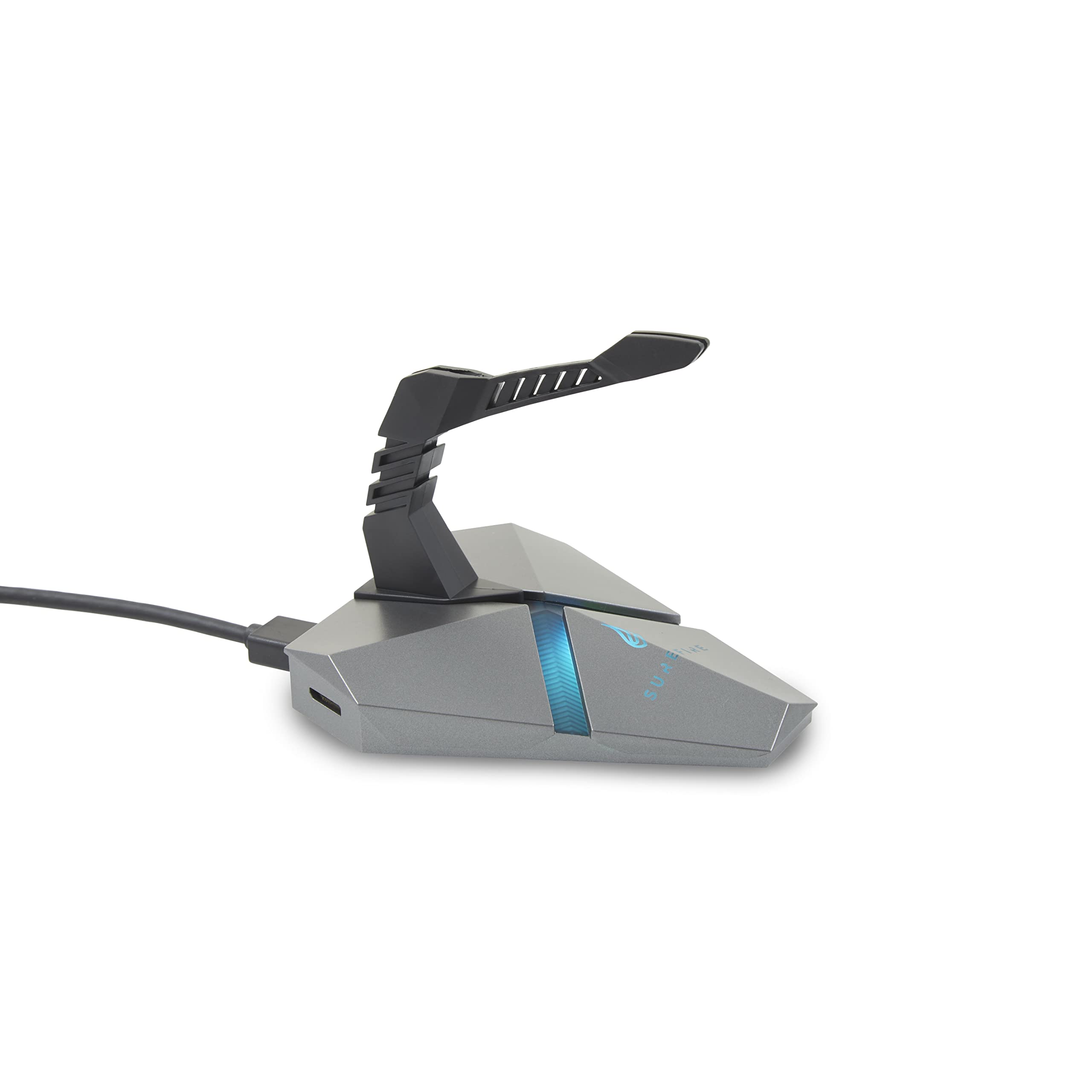 SureFire Axis Gaming Mouse Bungee Hub - 3X USB 3.2 GEN 1 Ports - Mouse Cable Holder Gaming - Mouse Bungee RGB - microSD - Cable-Holder Mouse - PC & Notebook - Gaming USB-hub I Powered by Verbatim