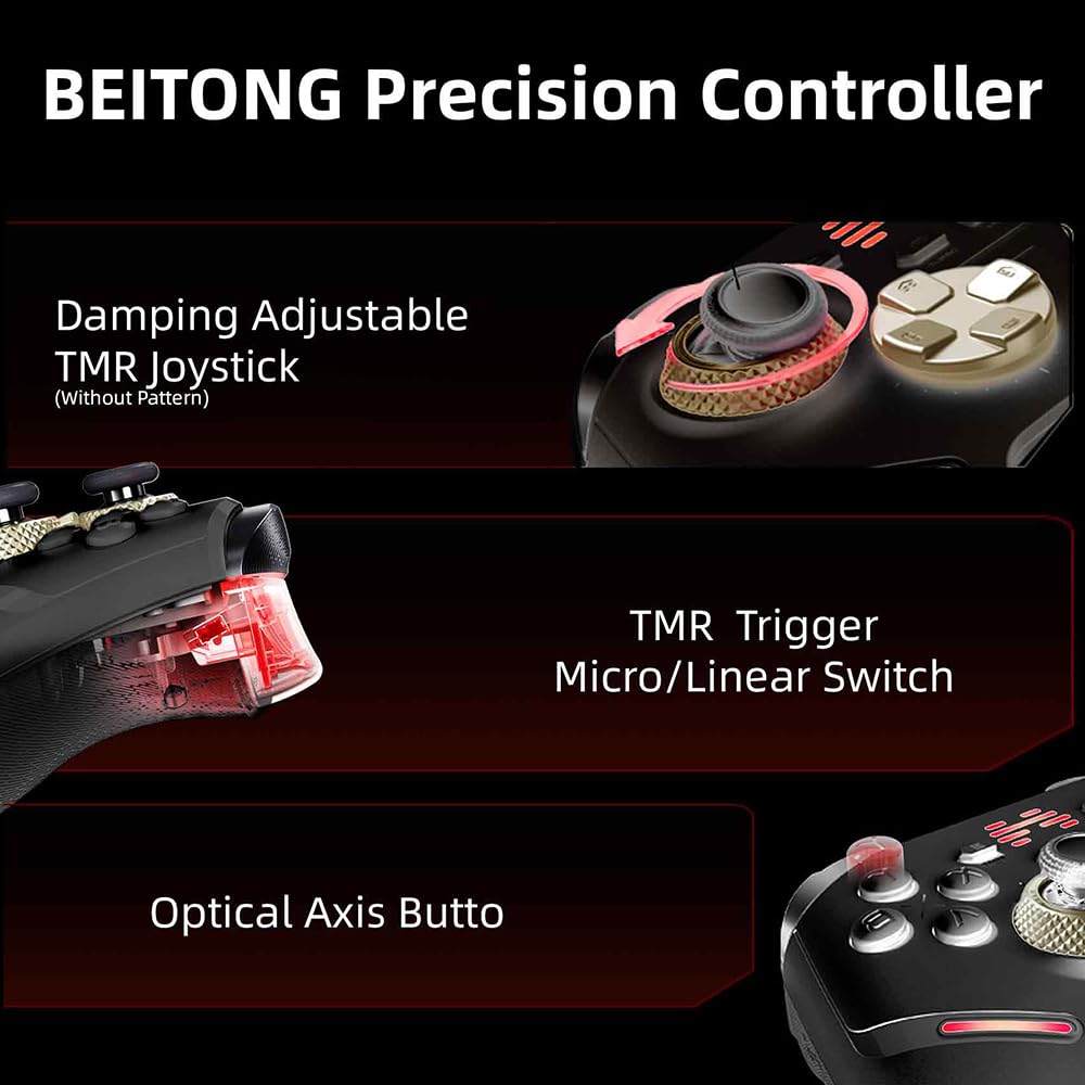 BEITONG KP40 Elite Wireless Gaming Controller with Charging Dock
