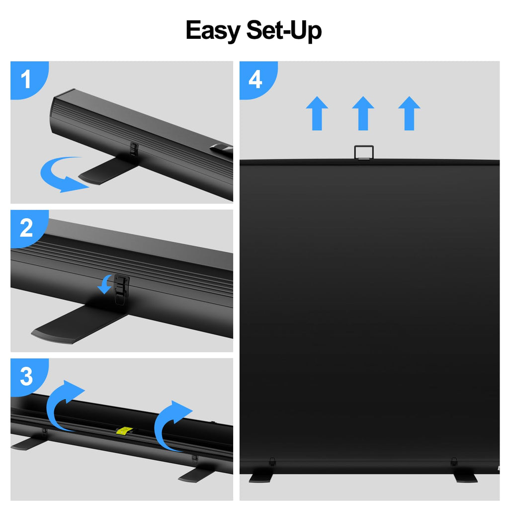 EMART Collapsible Chromakey Panel Green Screen for Background Removal, Portable & Retractable Wrinkle-Resistant Backdrop with Stand for Streaming, Photographic Studio, TikTok