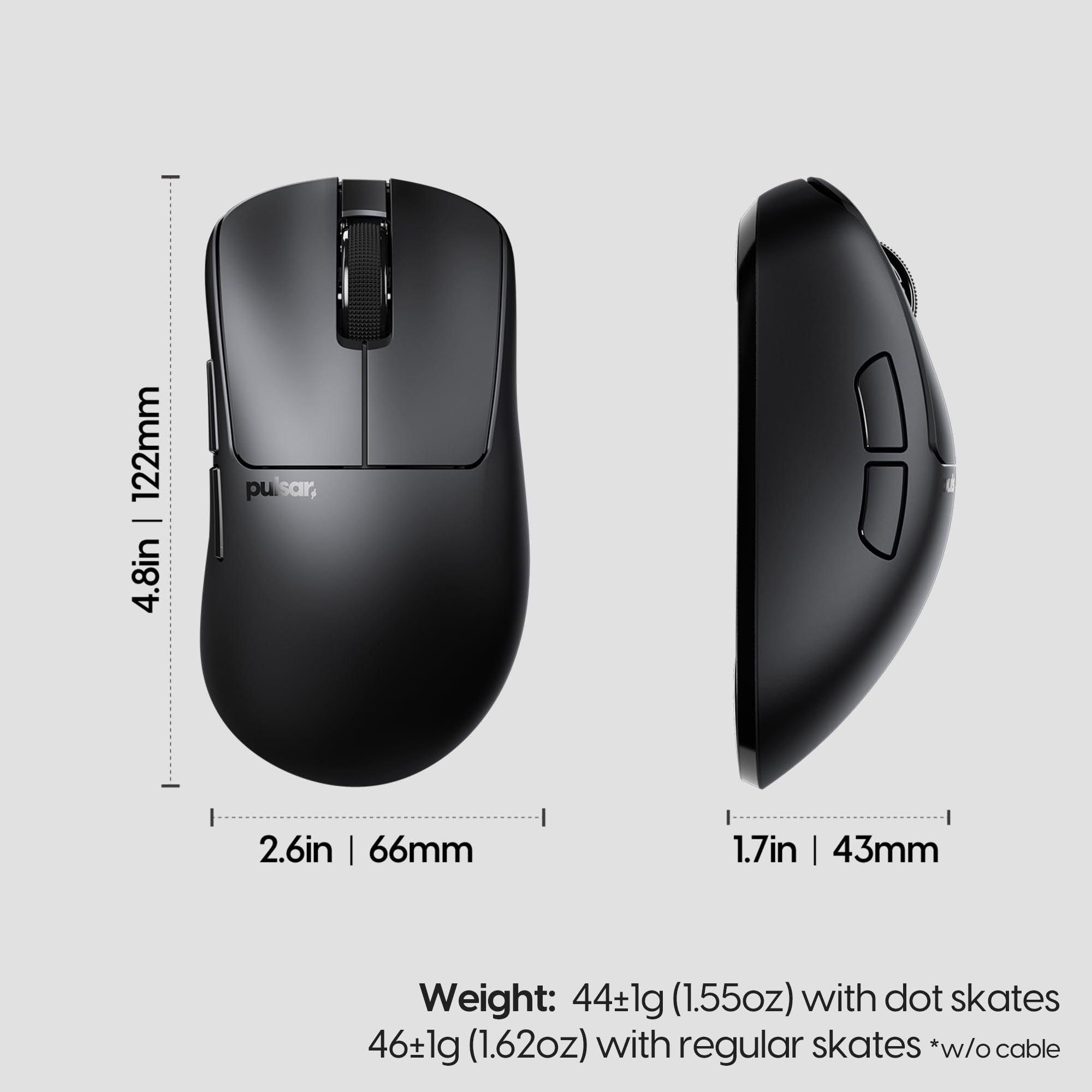 Pulsar Gaming Gears Xlite Crazylight Wireless Gaming Mouse