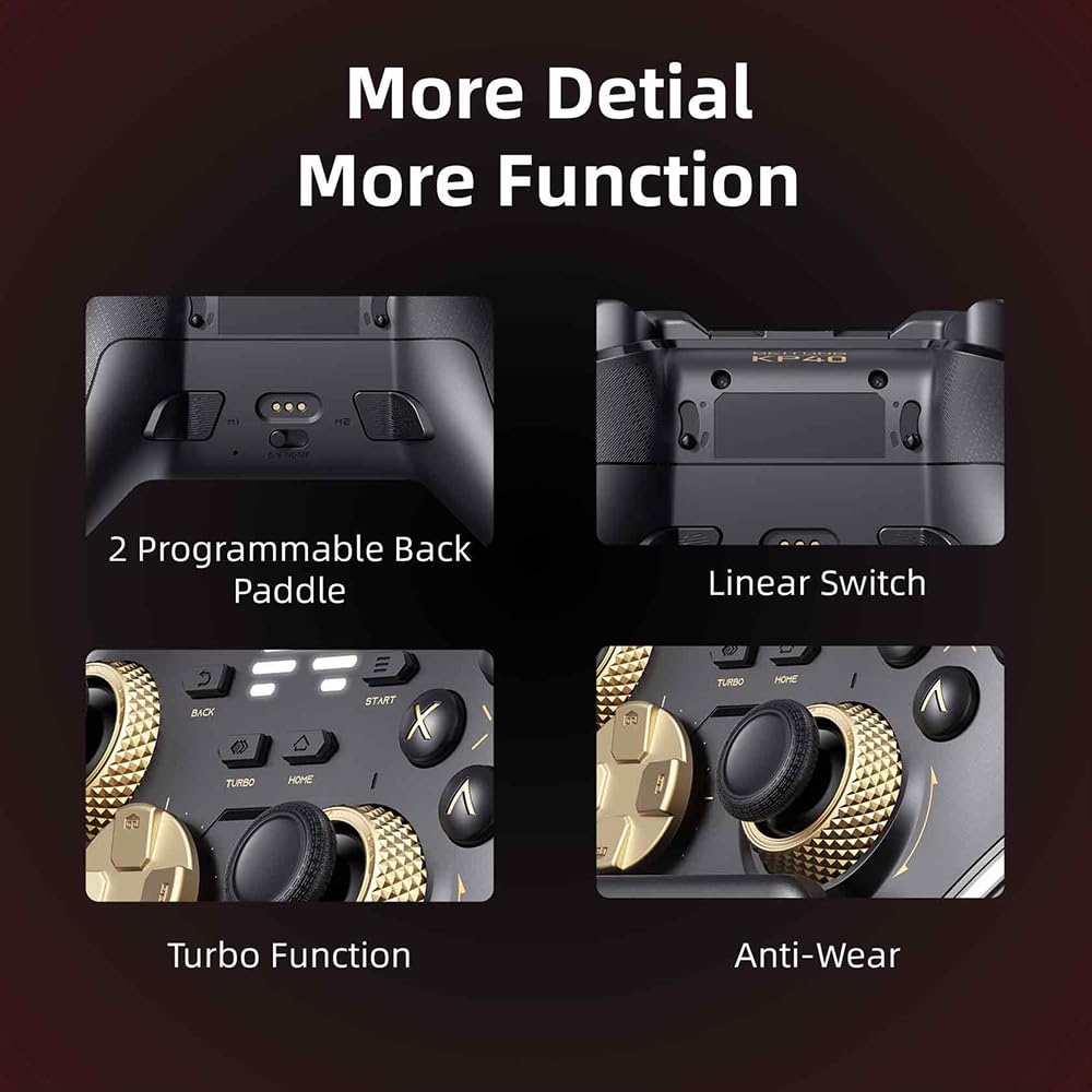 BEITONG KP40 Elite Wireless Gaming Controller with Charging Dock