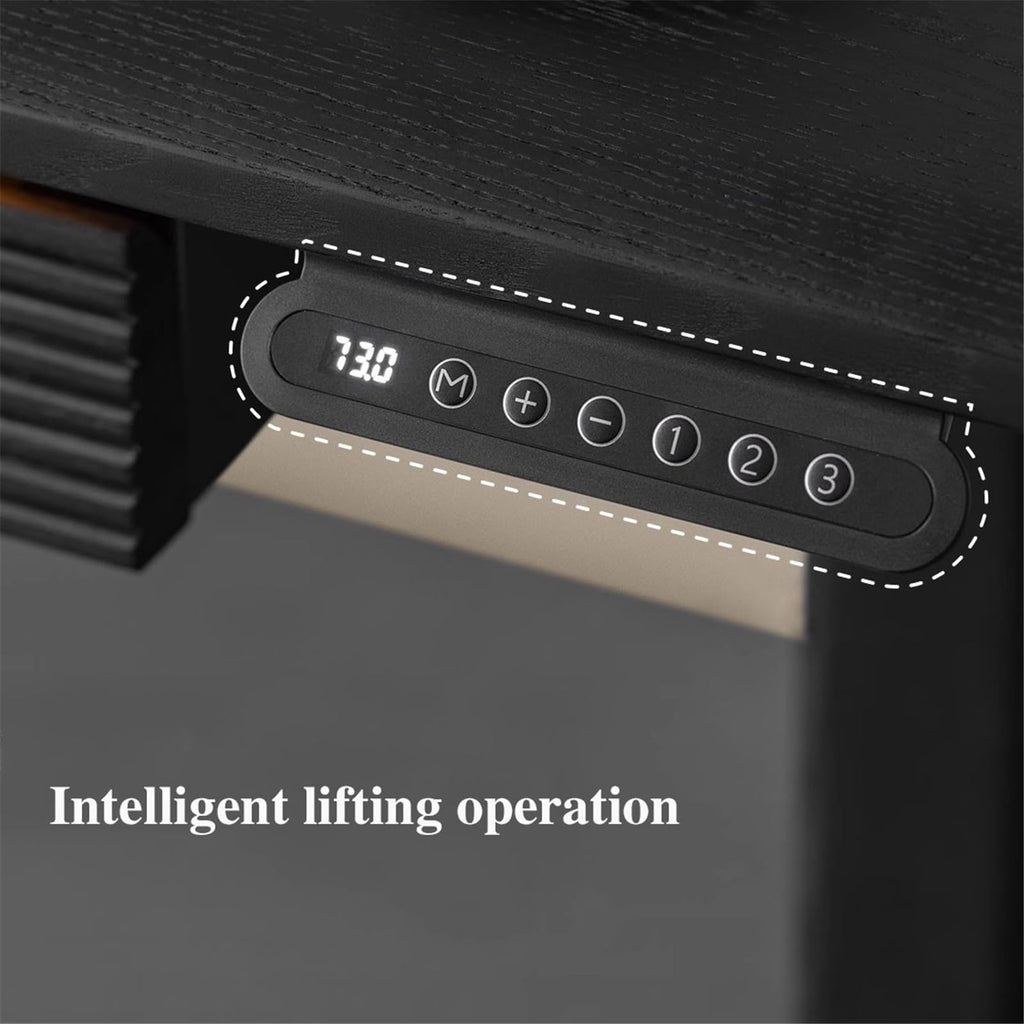 KEG801302 Height-Adjustable Standing Desk with 2 Drawers