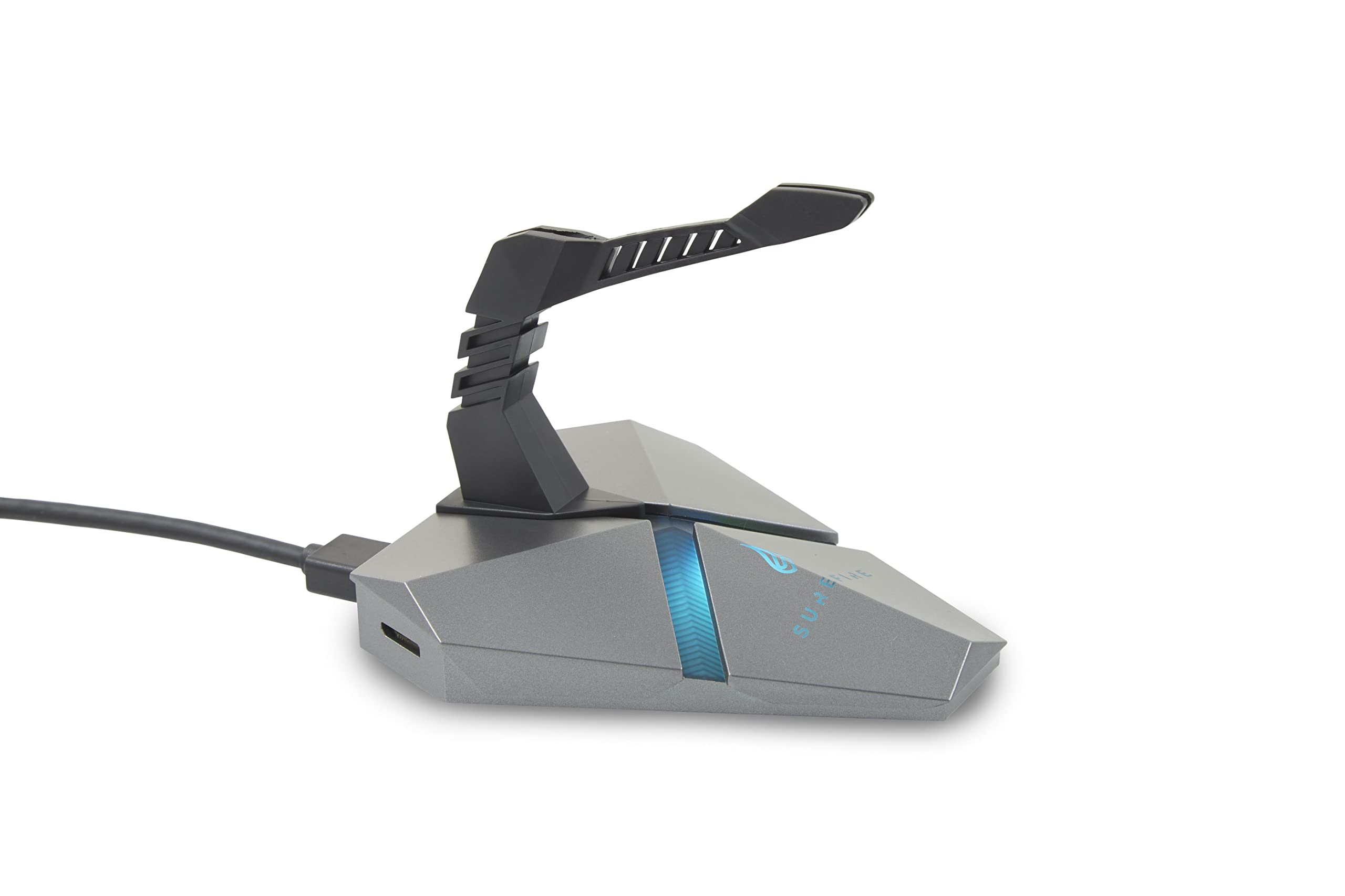 SureFire Axis Gaming Mouse Bungee Hub - 3X USB 3.2 GEN 1 Ports - Mouse Cable Holder Gaming - Mouse Bungee RGB - microSD - Cable-Holder Mouse - PC & Notebook - Gaming USB-hub I Powered by Verbatim