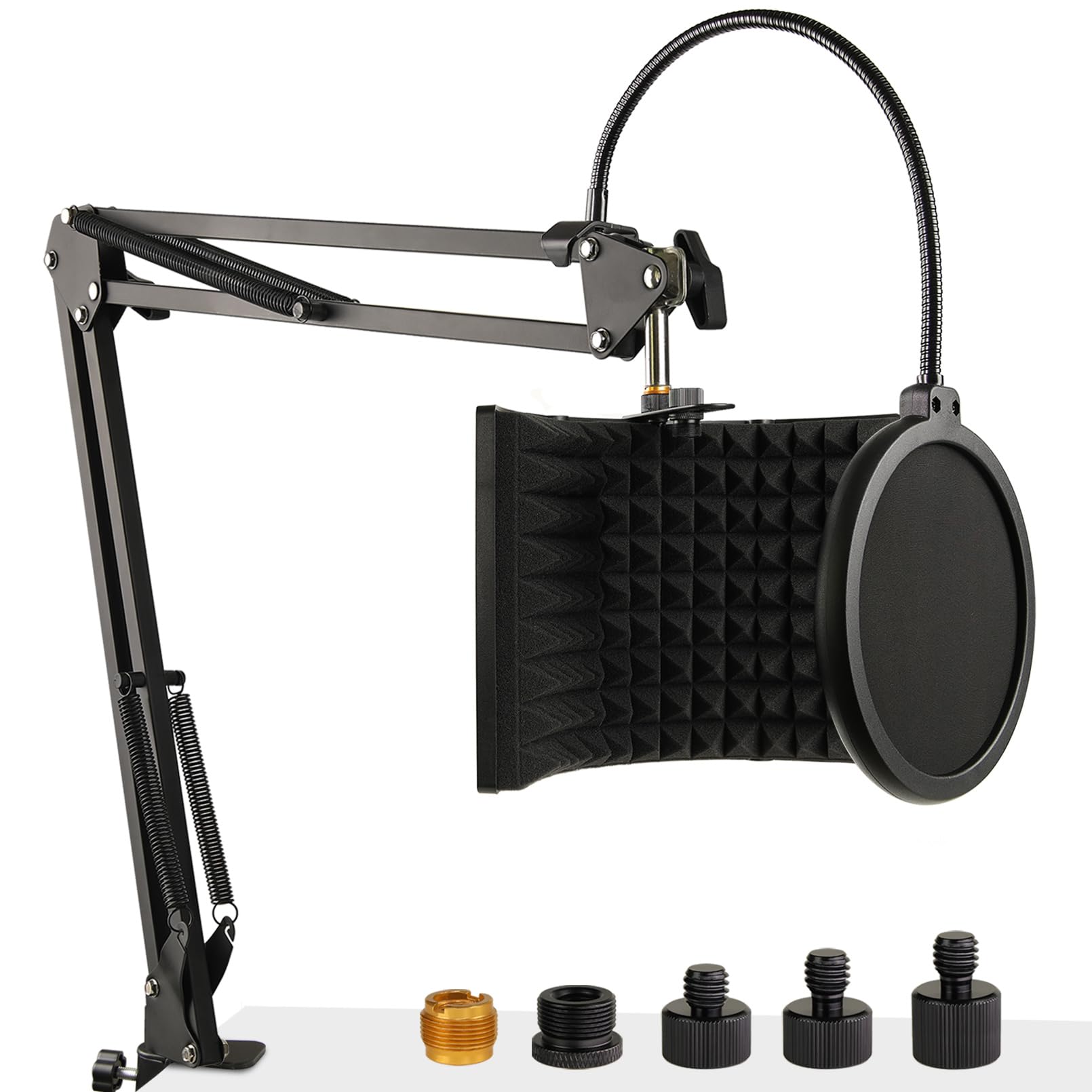 Frgyee Microphone Isolation Shield for Streaming & Recording
