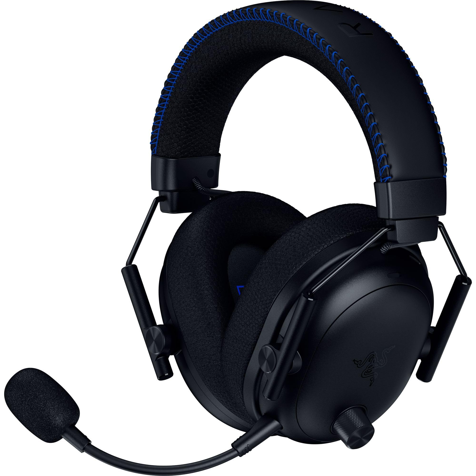 Razer BlackShark V3 Pro Wireless ANC Gaming Headset for PC: Full Band Mic - 50mm Drivers - 2.4 GHz, Bluetooth, USB, 3.5mm - Works with Mac, PS5, Nintendo Switch, Smartphone - 70 Hr Battery - White