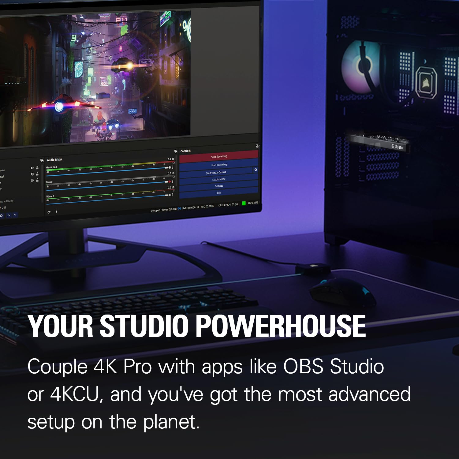 Elgato 4K Pro Internal Capture Card, 8K60 Passthrough