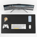 Erpele Glass Large Mouse Pads 31.5”x15.7”- Sandblasted Surface Glass Mousepad Gaming, Hard Smooth & Durable Hard Mouse Pad with Non-Slip Base for Office, Gaming, Home