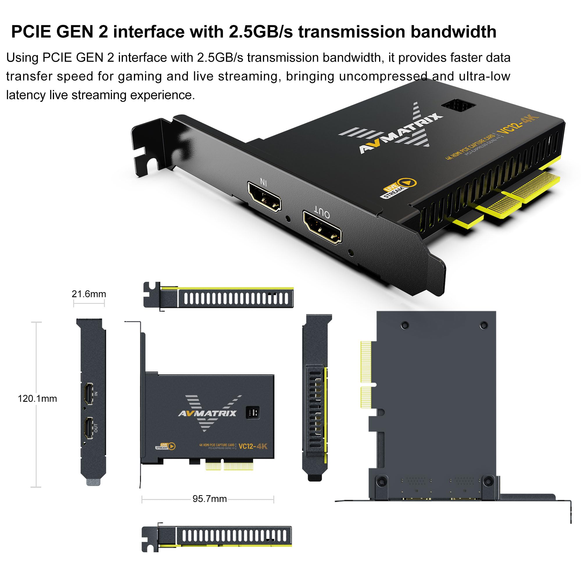 AVMATRIX Capture Cards for Live Stream