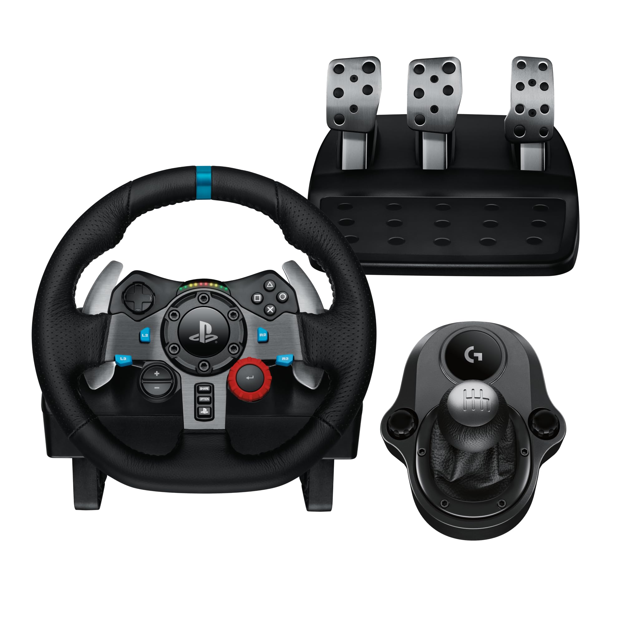 Logitech G920 Driving Force Racing Wheel, Pedals & Shifter Bundle