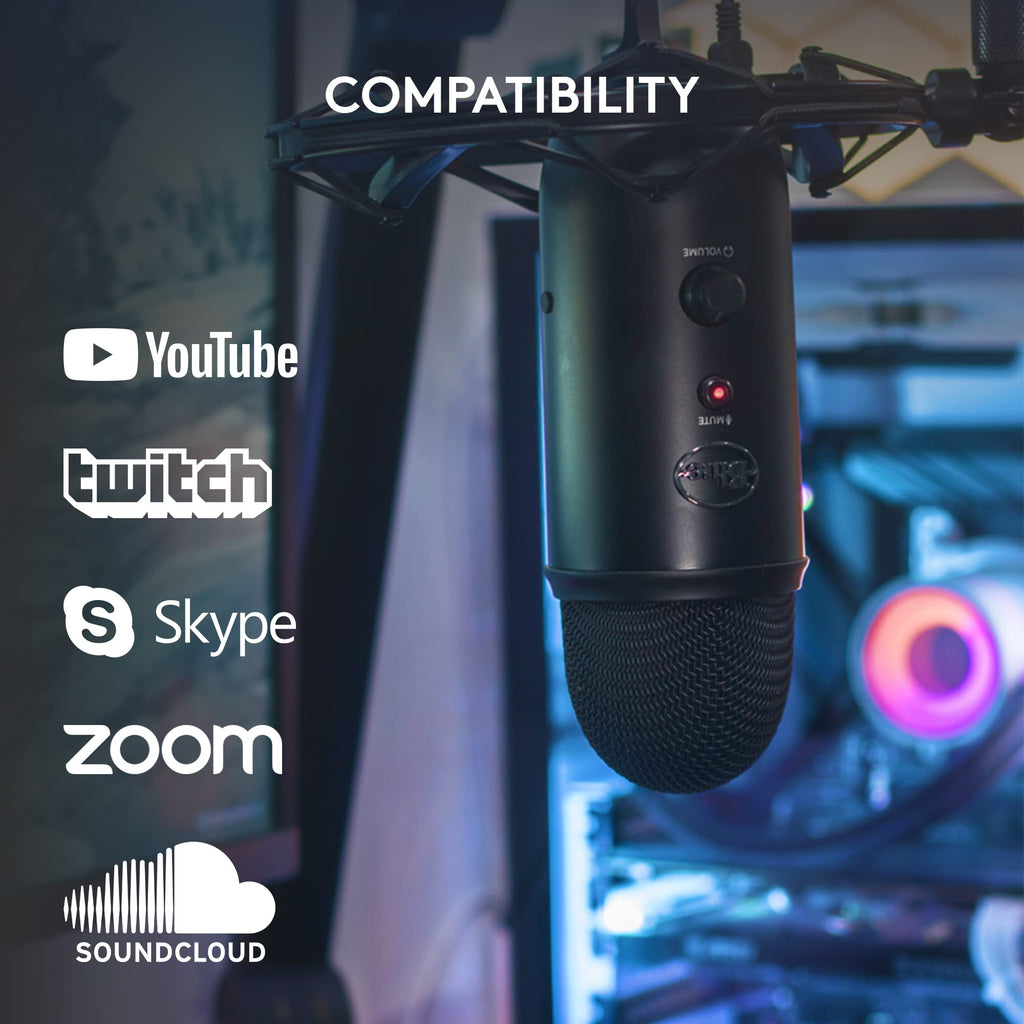 Logitech Blue Yeti USB Microphone for Streaming & Gaming