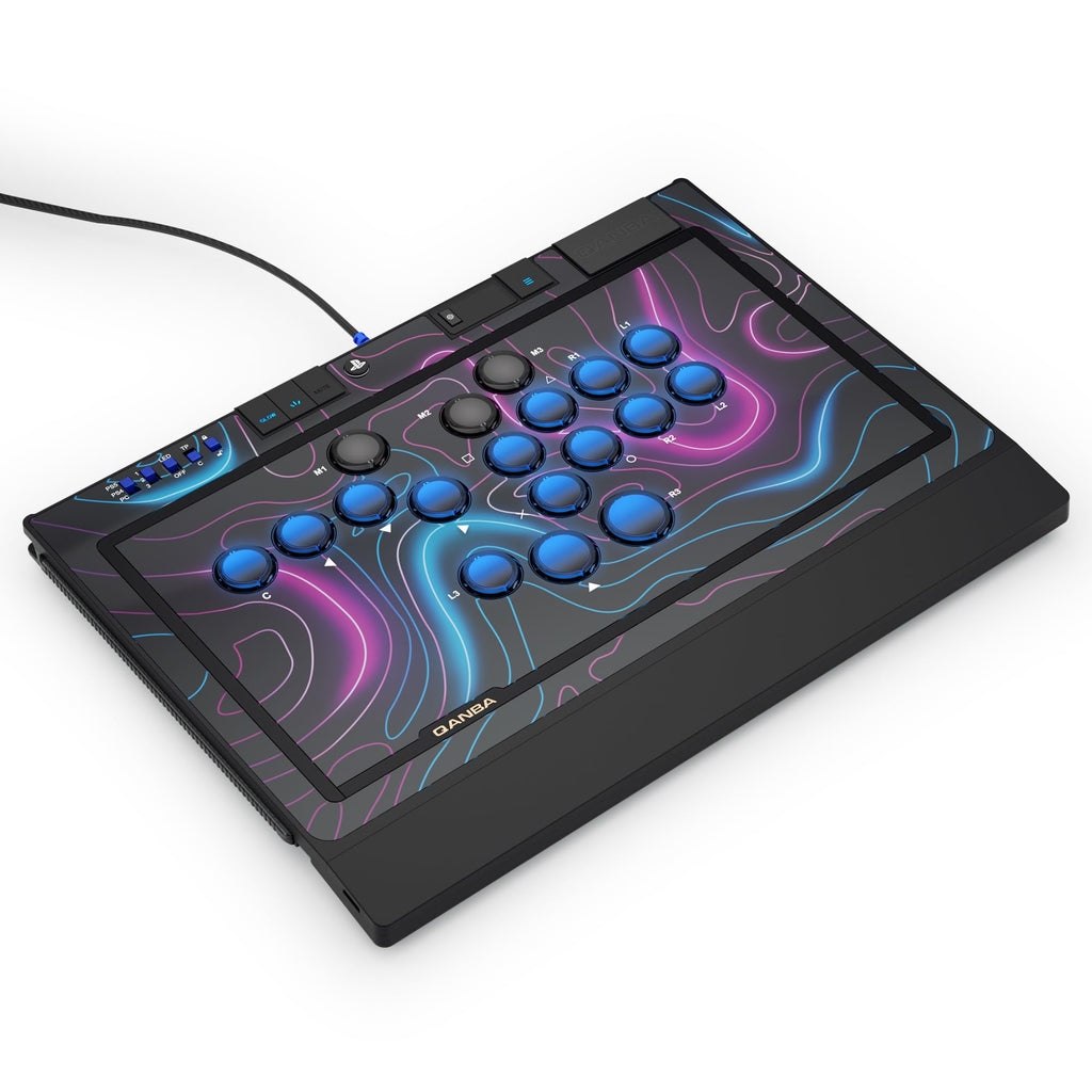 Qanba Sapphire S1 Leverless Arcade Controller for Fighting Games