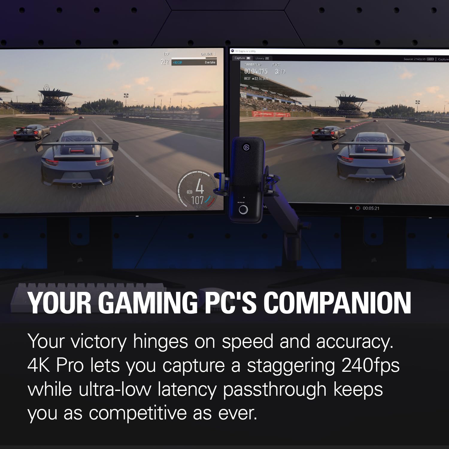 Elgato 4K Pro Internal Capture Card, 8K60 Passthrough