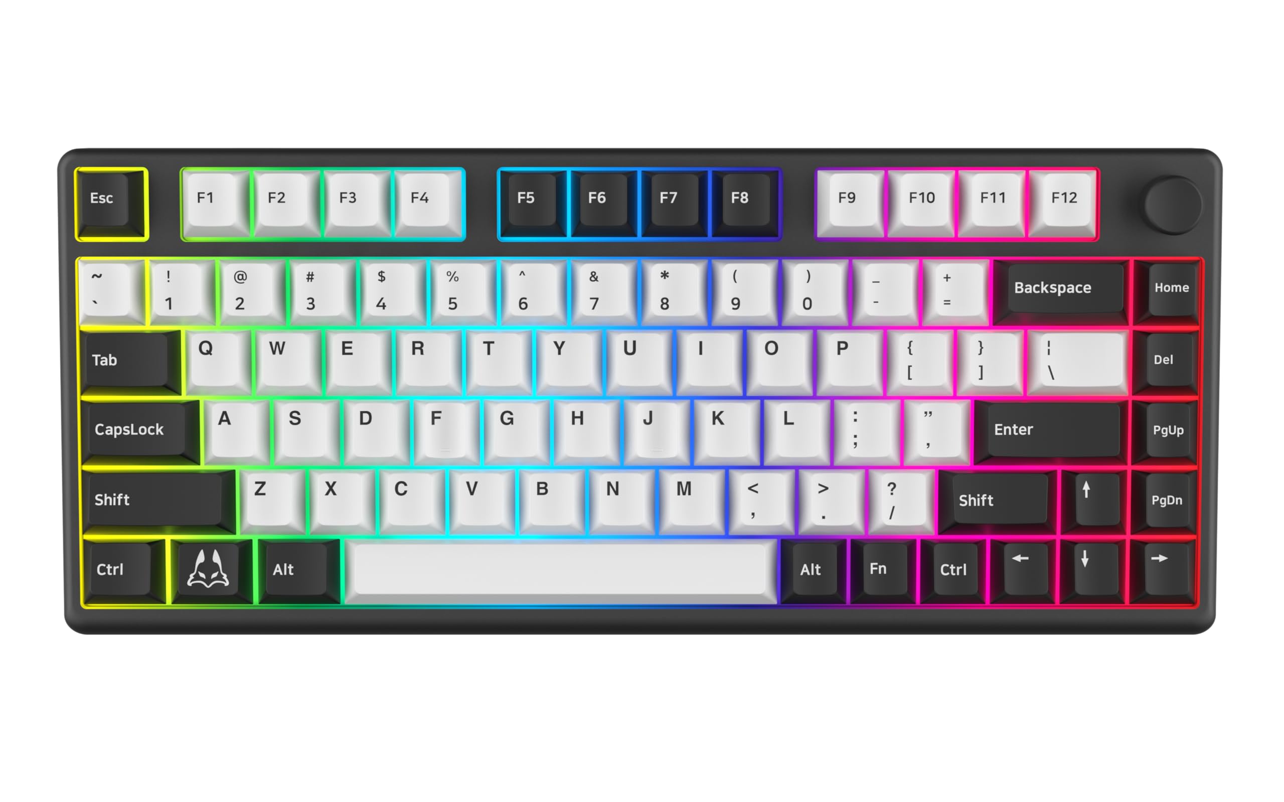 ARBITER Polar 75 - Magnetic Gaming Keyboard - Rapid Trigger w/SOCD Super Tap, CNC Aluminum Frame, Gen 2 Hall Effect Switches, Volume Knob, RGB, Dye-Sub PBT Keycaps
