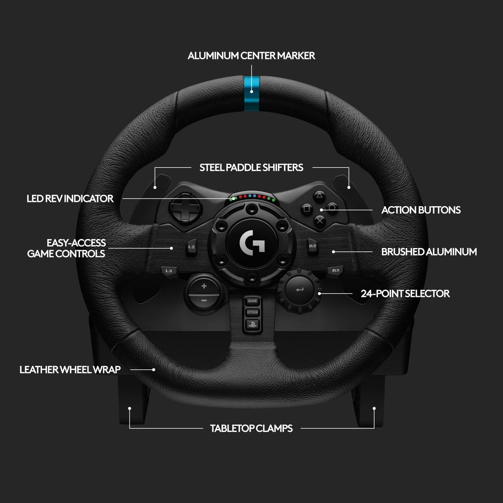 Logitech G923 Racing Wheel and Pedals