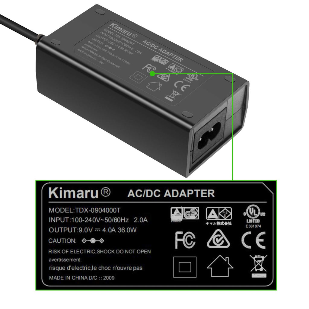 Kimaru EN-EL14a Dummy Battery EH-5a AC Power Adapter EP-5A DC Coupler Kit for Nikon D3500 D3400 D3300 D3200 D3100 D5600 D5500 D5300 D5200 D5100 Df COOLPIX P7000 P7100 P7700 P7800 Cameras