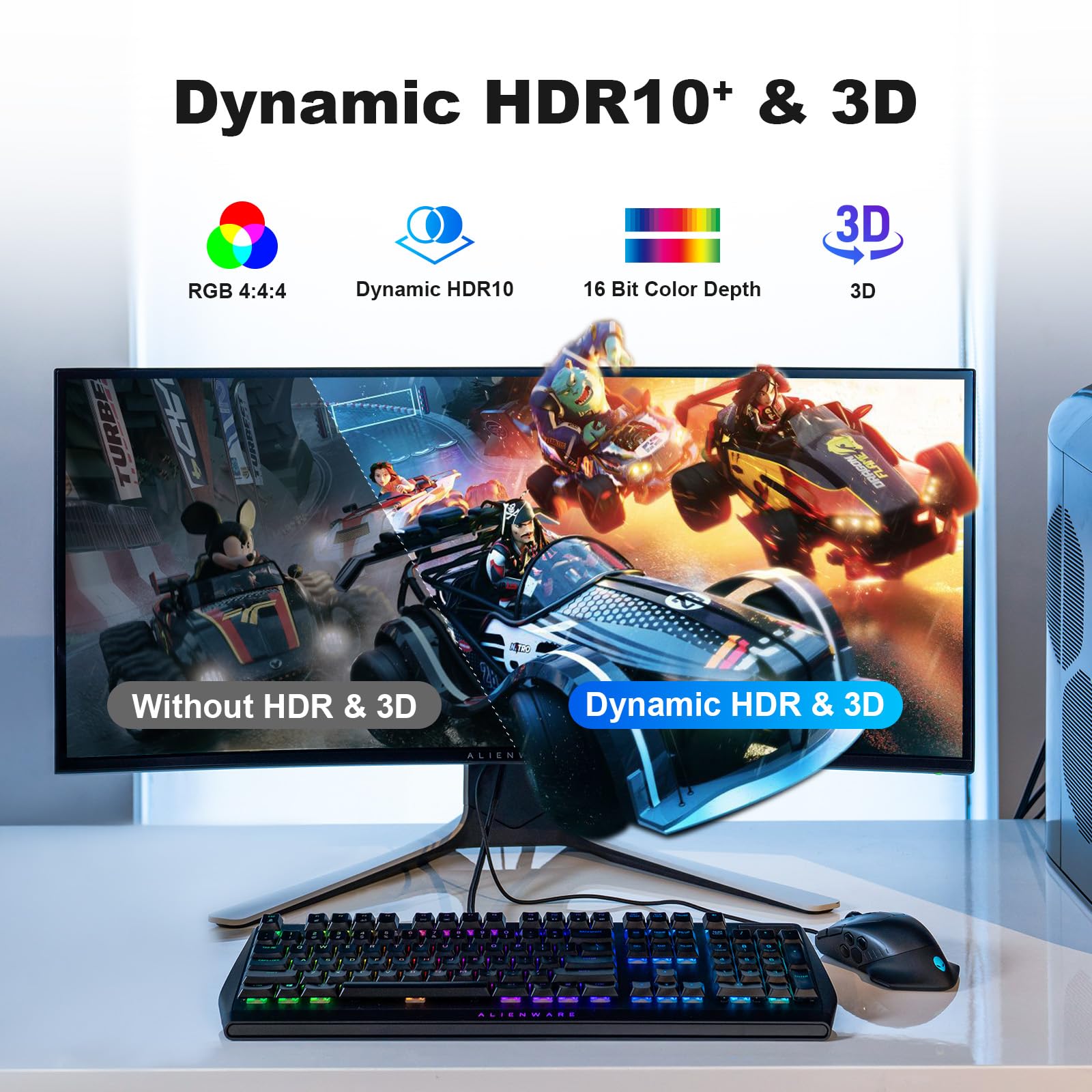 RUBMUD 8K DisplayPort Cable