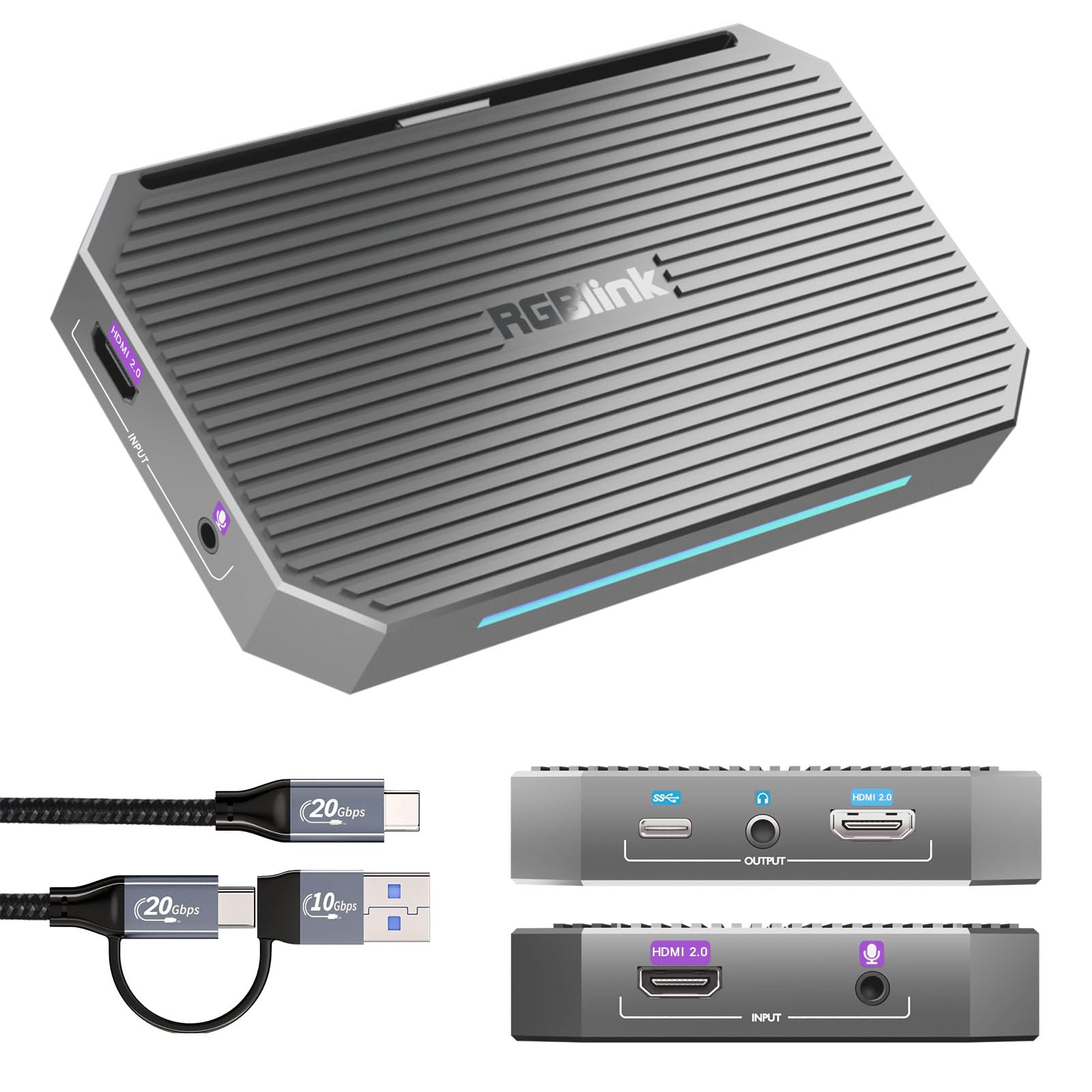 RGBlink Game Capture Card for Streaming & Recording