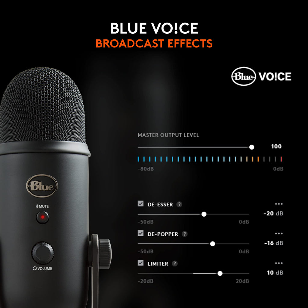 Logitech Blue Yeti USB Microphone for Streaming & Gaming