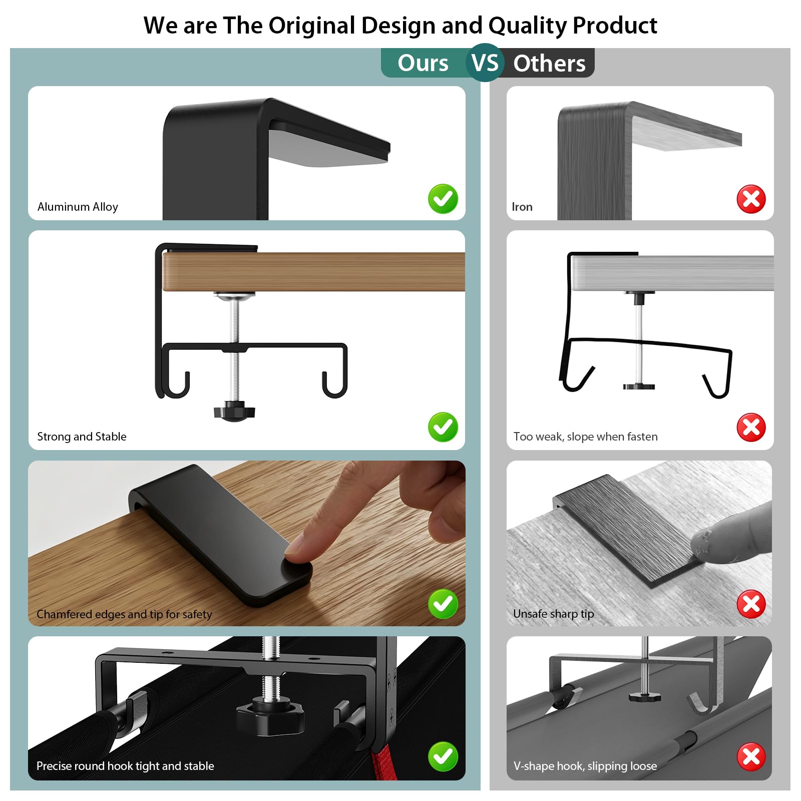 Under-Desk Cable Management Tray for Gaming Desks